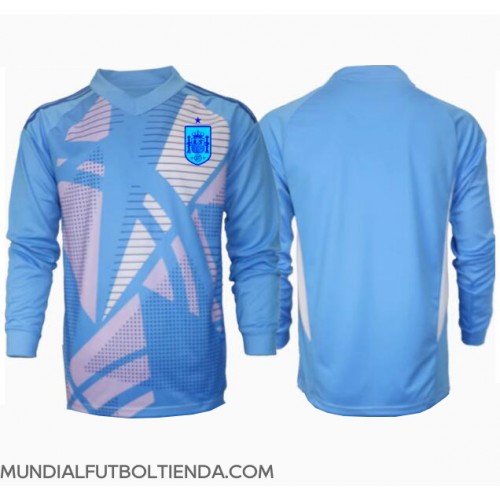 Camiseta España Portero Primera Equipación Replica Eurocopa 2024 mangas largas